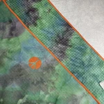 Manduka Yogitoes Skidless Hot Yoga Mat Towel Green Tie Dye Grippy Purple 66x24. Fixed Price $35.30.