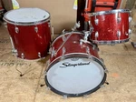 1960s Slingerland General Jazz/swing Drum Set Red Sparkle 20/16/13 Modern. Fixed Price $600.00.