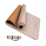 Yogati Yoga Mat With Strap Alignment Lines. Home Workout For Wome. Fixed Price $38.24.