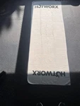 Hotworx Yoga Towel Non Slip Microfiber Workout Fitness Mat Absorbent Gray. Fixed Price $45.00.