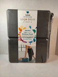 Iuga Yoga Block 3"x6"x9" - Two Blocks With Strap Nip. Fixed Price $18.99.