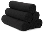 S&t Inc. Microfiber Gym Towels, Yoga Towel For Home 6 Pack, Honeycomb Black. Fixed Price $35.29.