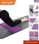 Travel-friendly Yoga Knee Mat Eco-friendly Cushion With Carrying Strap. Fixed Price $26.99.