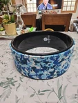 Apana 12" Yoga Wheel Blue Camo Print Style # Fly269 12 Inch. Fixed Price $19.95.