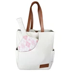 Picklefab Designer Pickleball Bags For Women Canvas & Vegan Leather Pickle .... Fixed Price $86.47.
