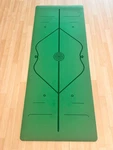 Yoga Mat, Eco-friendly, Non-slip, Natural Rubber, 5mm, Green. Fixed Price $65.00.