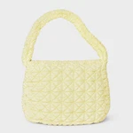 Puffer Hobo Shoulder Bag - Wild Fable Yellow 14x17x7" Zippered Inner Pocket. Fixed Price $17.00.