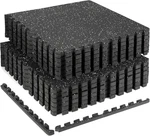 0.79in Extra-thick 48 Sq Ft Exercise Equipment Mats, 12 Tiles Rubber Top Eva Foa. Fixed Price $141.67.