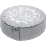 Florensi Meditation Cushion Large Grey Velvet Cover Buckwheat Fill Round Floo.... Fixed Price $67.49.