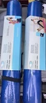 (2) Athletic Works Pvc Foam Yoga Mat, Blue, 68inx24in, Washable, Cushioned(new). Fixed Price $9.99.