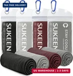 Sukeen 4 Pack Cooling Towels (40"x12"),ice Towel,soft Breathable Chilly Towel,mi. Fixed Price $33.98.