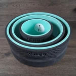 Chirp Wheel+ 3 Pack Therapy Back Spine Yoga Roller Mint Color. Fixed Price $49.99.