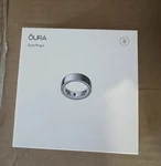 Oura Ring 4 Smart Activity Tracker-size 8 -silver- New Sealed. Fixed Price $249.99.