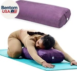 Gaiam Round Yoga Bolster Pillow, Soft Meditation Cushion For Yoga, Massage And B. Fixed Price $77.22.