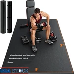 Non-slip Workout Mat Extra Thick Shock Absorbent Portable Yoga Exercise New. Fixed Price $95.98.