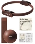 Kure.fit Pilates Kit For Women Home Equipment Set With Ring, Cocoa. Fixed Price $59.90.