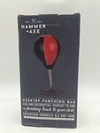 Hammer & Axe Unisex Desktop Fitness Punching Bag, Red, One Size. Fixed Price $14.99.