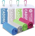 Cadono 4 Pack Cooling Towel (40"x12"), Soft Breathable Chilly Towel, Ice. Fixed Price $13.29.