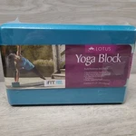 Lotus Yoga Block Foam 3"x6"x9" Blue Brand New Sealed Exercise Fitness. Fixed Price $3.99.