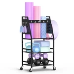 Mythinglogic Yoga Mat Storage Racks,home Gym Rack For Dumbbells Kettl.... Fixed Price $89.60.