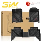3w Floor Mats Tpe For 2020-2023 Ford Ranger Supercrew Cab 1st & 2nd Row Full Set. Fixed Price $129.99.