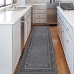 Antep Rugs Alfombras Bordered Modern 2x10 Non-slip (non-skid) Low Pile Rubber.... Fixed Price $94.92.