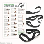 Tall Yoga Pilates Workout Poster Optp Extra Large Stretch Out Strap Exercise. Fixed Price $27.99.