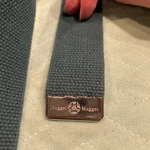Hugger Mugger 10 Yoga Strap Teal Green Cinch Cotton Twill Plastic Belt Guc. Fixed Price $8.00.