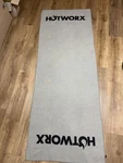 Hotworx Yoga Towel Non Slip Microfiber Workout Fitness Mat Absorbent Gray 78x29.. Fixed Price $47.99.