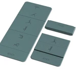 Foldable Yoga Mat 74"x26" With Pose Guide Pattern 0.4" (10mm) Thick No.... Fixed Price $99.02.