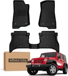 Eauto Floor Mats Liner For 2021-2024 Jeep Wrangler 4xe Hybrid 4-door All-weather. Fixed Price $44.97.