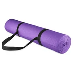 Fitvids 1/4 High Density Thick Non Slip Workout Yoga Mat & Carry Strap, Purple. Fixed Price $16.99.