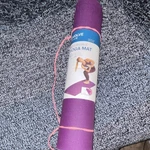 Gaiam Evolve Reversible Yoga Mat Purple 5mm Extra Thick Non-slip Cushioned. Fixed Price $17.00.