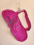 Magenta Gaiam Yoga Mat Bag Adjustable Strap Sling Cargo Design 2 Zipper 22inch. Fixed Price $11.00.