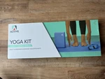 Active Yoga Kit Includes Slip Resistant Mat Block And Strap New. Fixed Price $29.99.