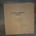 Philosophy Gym 13in Yoga Wheel - Black/mint Unisex Adults (m17-mint). Fixed Price $18.99.