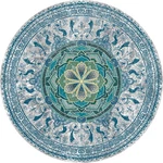 Large Round Yoga Mat 4.6 X 3.5mm For Exercise Premium Extra Thick, Ultra Com.... Fixed Price $119.35.