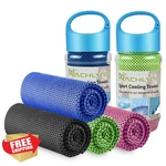 Nachlynn 4pcs Cooling Towels 40"x12" Microfiber Instant Ice Towel. Fixed Price $20.00.