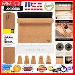 Luxury Cork Yoga Mat - Non Slip, Extra Thick Grip. Thicker, Longer, And Wider.... Fixed Price $187.99.