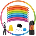 Phobby Weighted Exercise Hoop For Adults, 2.8lbs Adjustable Fitness Hoop, Detach. Fixed Price $134.96.