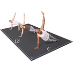 Yoga Mat 12 X6 9mm Extra Large Non Slip Exercise Fitness Home Gym Wide Thick. Fixed Price $369.99.