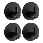 Aenfaiy Towel Hooks For Bathroom (4 Pack) Adhesive Hook Shower Black. Fixed Price $10.52.