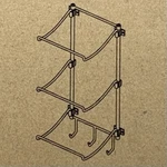 Wall-mounted Yoga Mat Holder Storage Rack For Foam Rollers And Blocks. Fixed Price $13.15.