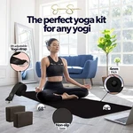 Yoga Starter Set 4 Piece Kit Thick Mat Blocks Straps Jessica Simpson. Fixed Price $20.63.