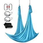 Yoga Swing Aerial Hammock 5.5 Yards Nylon Hanging Sling Inversion Blue. Fixed Price $34.99.