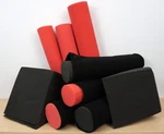 Maximized Living Foam Rollers Progressive Rolls Wedges With Covers Red Black. Fixed Price $39.99.