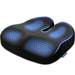 Zikee Ergonomic Seat Cushion With Thigh Slope For Long Sitting, Memory Foam O.... Fixed Price $34.45.