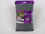 Lotus Hot Yoga Towel/yoga Mat-gray Microfiber-size 26 X72 -slip Resistant-new. Fixed Price $18.00.