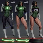 Jessica Cruz 1/8 1/4 1/3 1/2 Model Kit Unpainted Unassembled 3d Print 3 Ver Nsfw. Fixed Price $244.40.