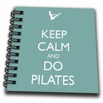 3drose Db 159560 3 Keep Calm & Do Pilates Mini Notepad, 4 By 4". Fixed Price $9.99.